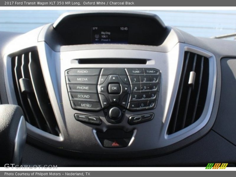Oxford White / Charcoal Black 2017 Ford Transit Wagon XLT 350 MR Long