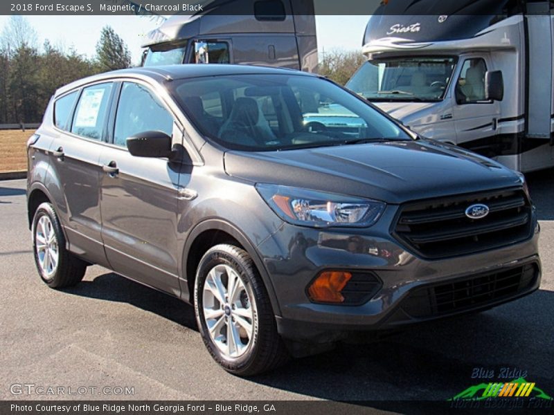 Magnetic / Charcoal Black 2018 Ford Escape S