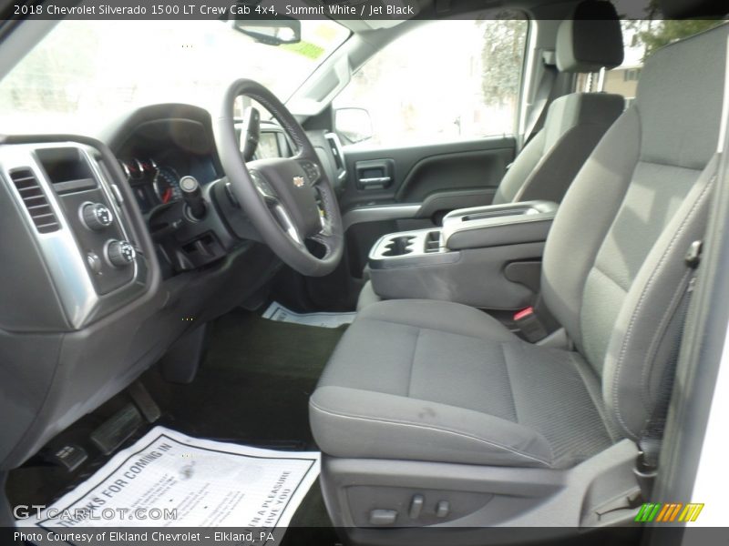 Summit White / Jet Black 2018 Chevrolet Silverado 1500 LT Crew Cab 4x4