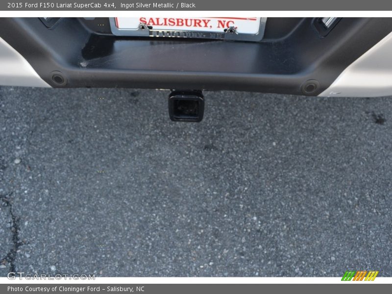 Ingot Silver Metallic / Black 2015 Ford F150 Lariat SuperCab 4x4