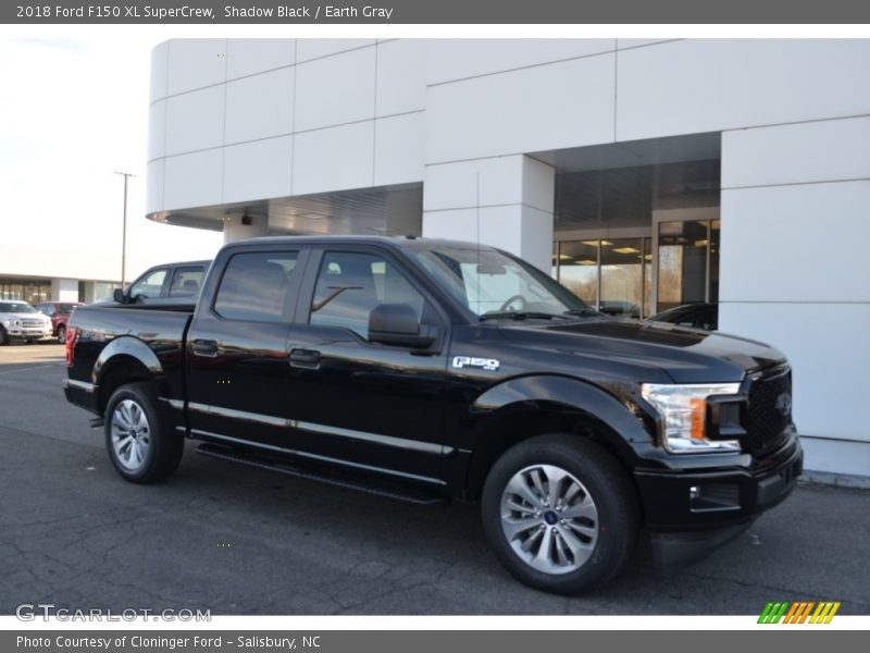 Shadow Black / Earth Gray 2018 Ford F150 XL SuperCrew