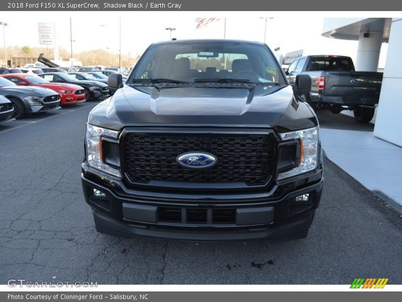 Shadow Black / Earth Gray 2018 Ford F150 XL SuperCrew