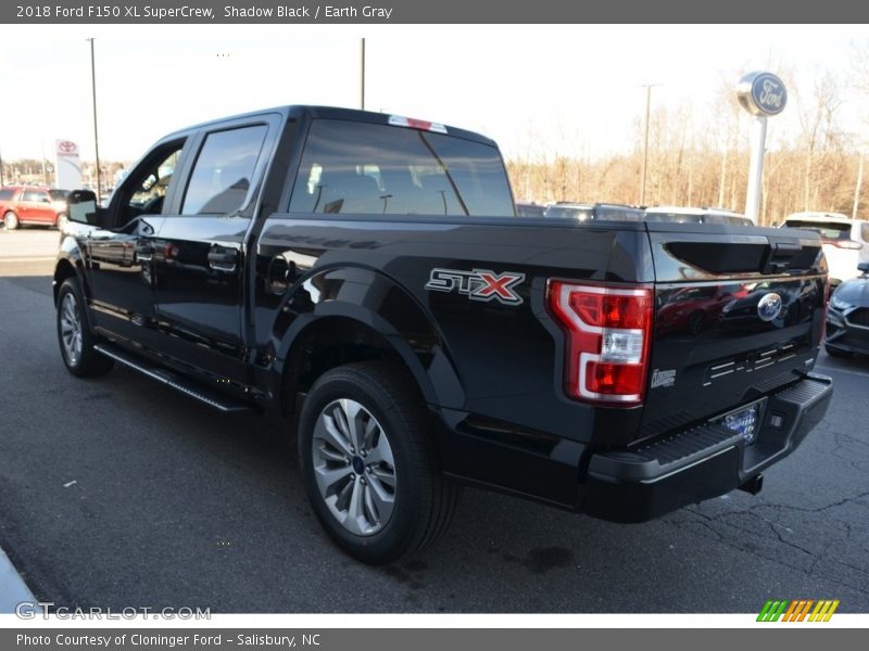 Shadow Black / Earth Gray 2018 Ford F150 XL SuperCrew