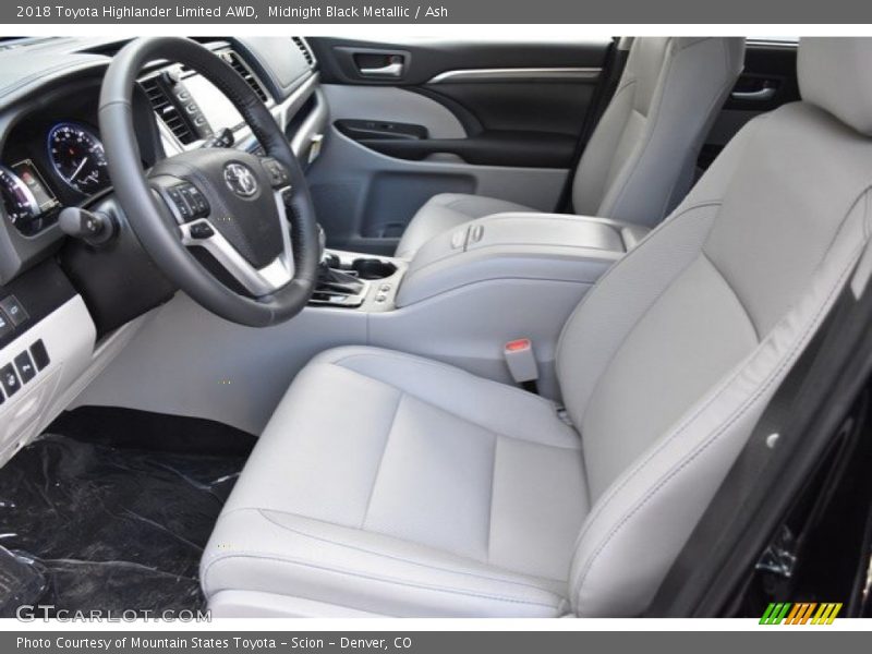 Midnight Black Metallic / Ash 2018 Toyota Highlander Limited AWD
