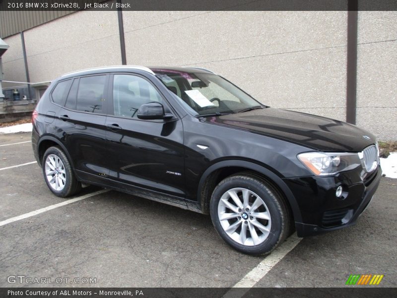 Jet Black / Black 2016 BMW X3 xDrive28i