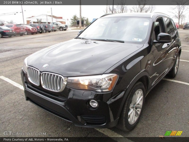 Jet Black / Black 2016 BMW X3 xDrive28i