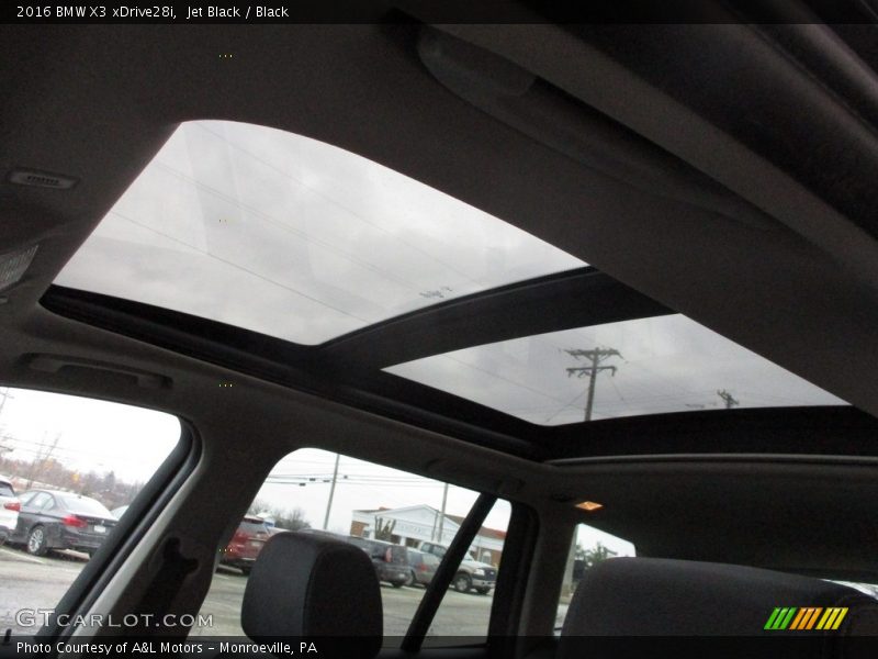 Jet Black / Black 2016 BMW X3 xDrive28i