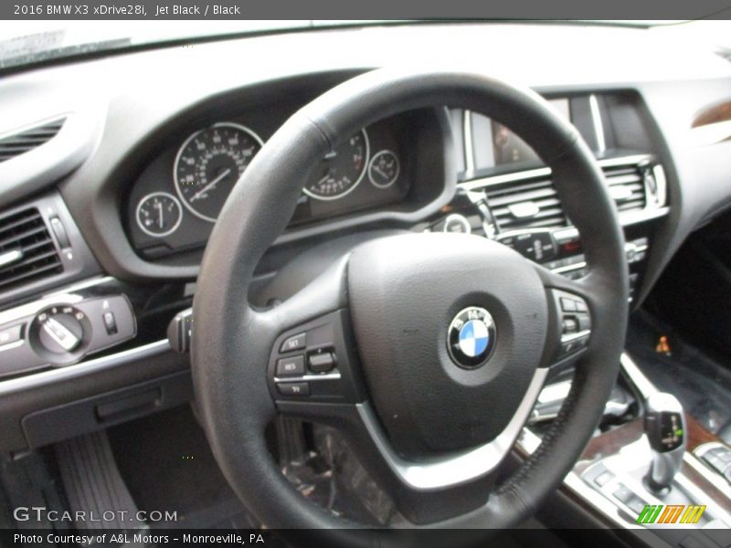 Jet Black / Black 2016 BMW X3 xDrive28i