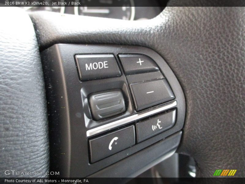 Jet Black / Black 2016 BMW X3 xDrive28i