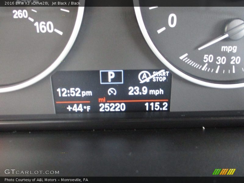 Jet Black / Black 2016 BMW X3 xDrive28i