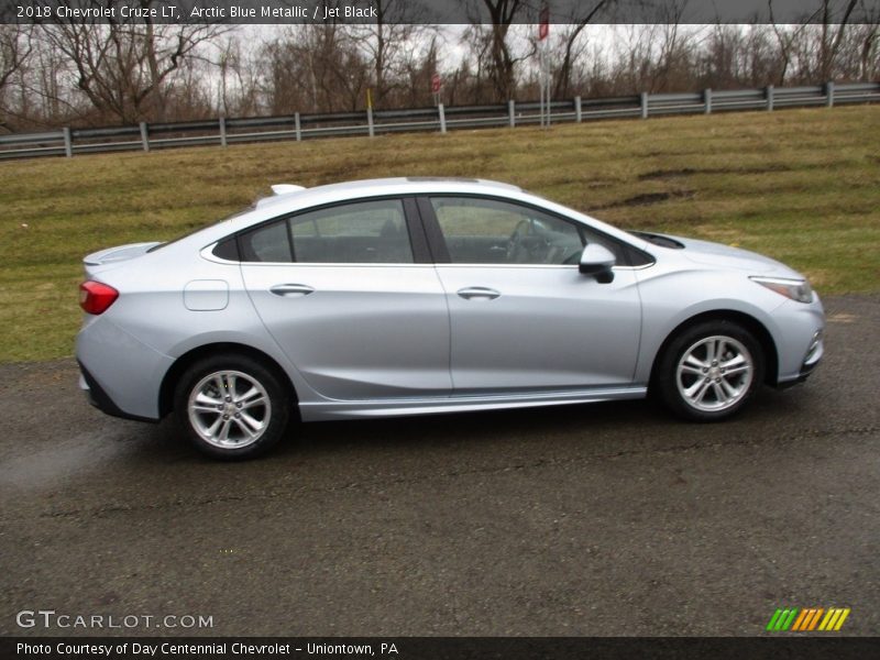 Arctic Blue Metallic / Jet Black 2018 Chevrolet Cruze LT