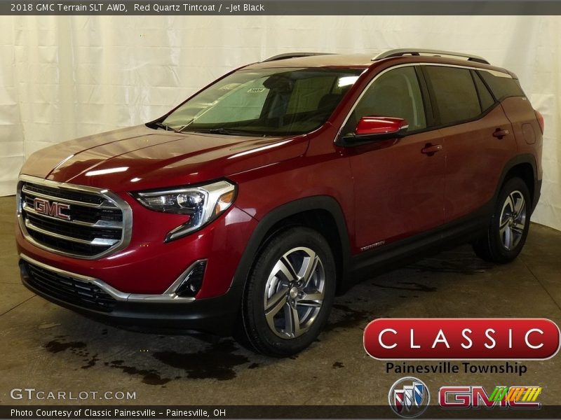 Red Quartz Tintcoat / ­Jet Black 2018 GMC Terrain SLT AWD