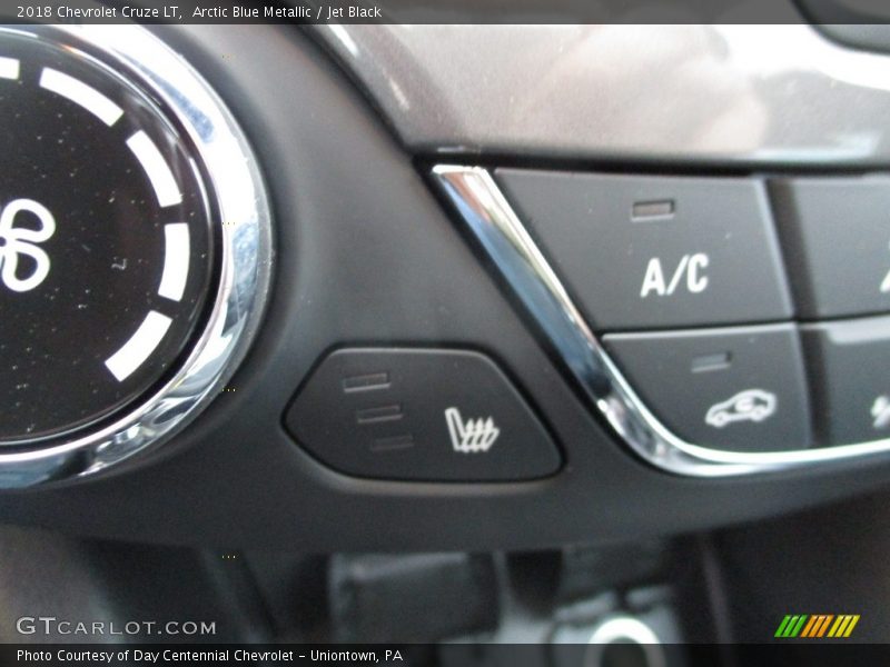 Arctic Blue Metallic / Jet Black 2018 Chevrolet Cruze LT