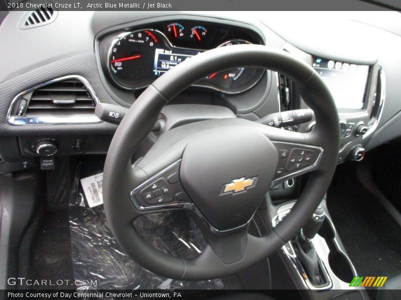 Arctic Blue Metallic / Jet Black 2018 Chevrolet Cruze LT