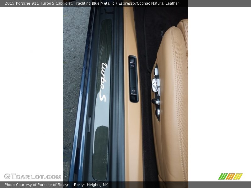 Yachting Blue Metallic / Espresso/Cognac Natural Leather 2015 Porsche 911 Turbo S Cabriolet
