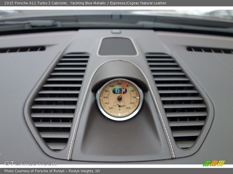 Yachting Blue Metallic / Espresso/Cognac Natural Leather 2015 Porsche 911 Turbo S Cabriolet