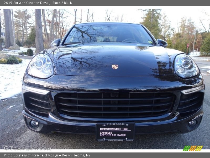 Black / Black 2015 Porsche Cayenne Diesel