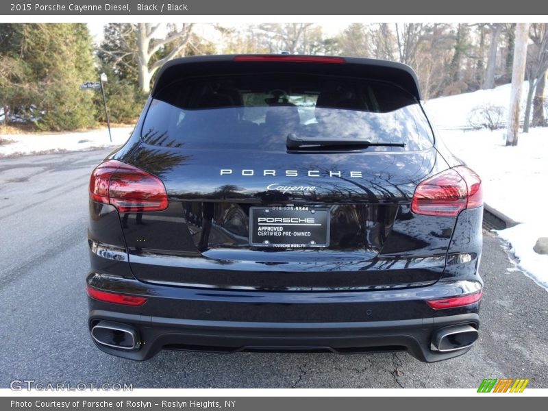 Black / Black 2015 Porsche Cayenne Diesel