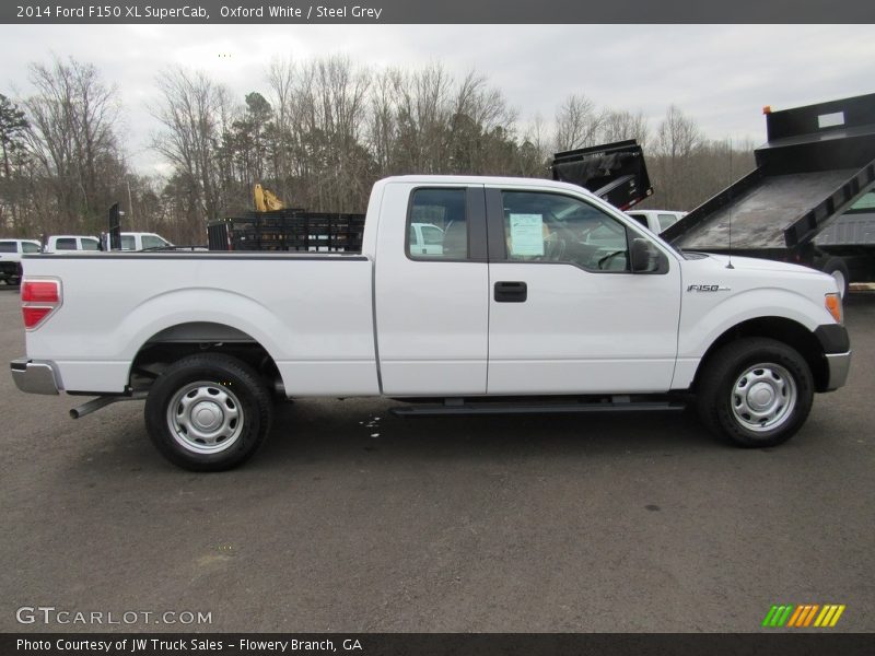 Oxford White / Steel Grey 2014 Ford F150 XL SuperCab