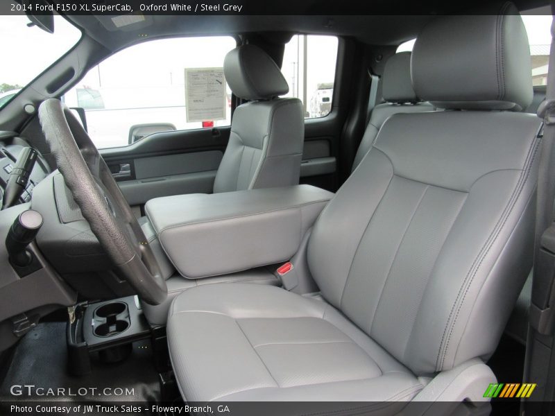Oxford White / Steel Grey 2014 Ford F150 XL SuperCab