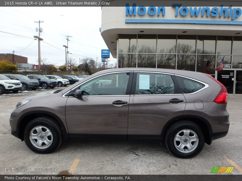 Urban Titanium Metallic / Gray 2015 Honda CR-V LX AWD