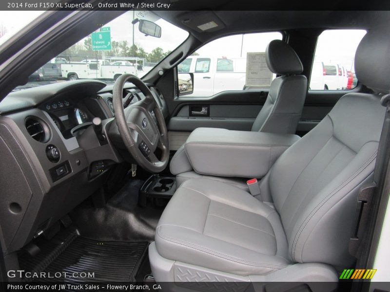 Oxford White / Steel Grey 2014 Ford F150 XL SuperCab