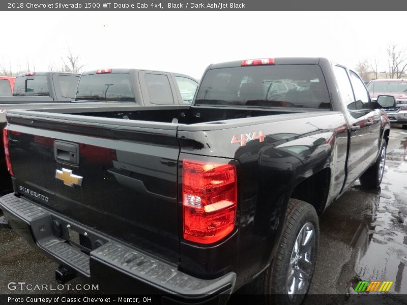 Black / Dark Ash/Jet Black 2018 Chevrolet Silverado 1500 WT Double Cab 4x4