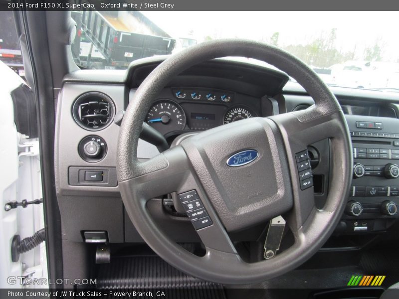 Oxford White / Steel Grey 2014 Ford F150 XL SuperCab