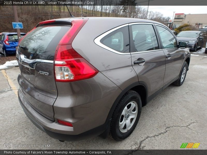 Urban Titanium Metallic / Gray 2015 Honda CR-V LX AWD