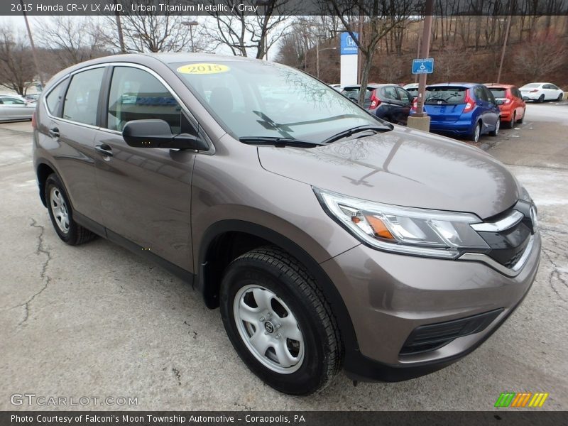 Urban Titanium Metallic / Gray 2015 Honda CR-V LX AWD