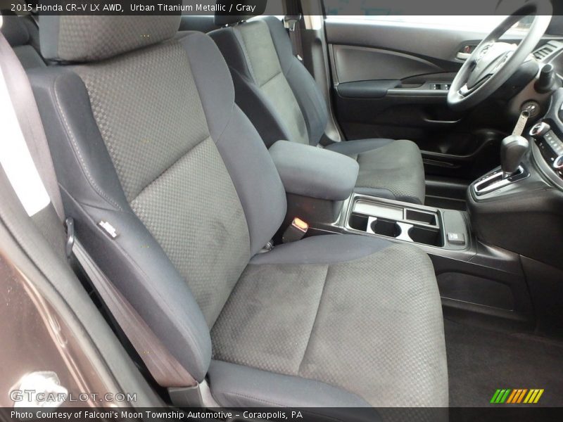 Urban Titanium Metallic / Gray 2015 Honda CR-V LX AWD