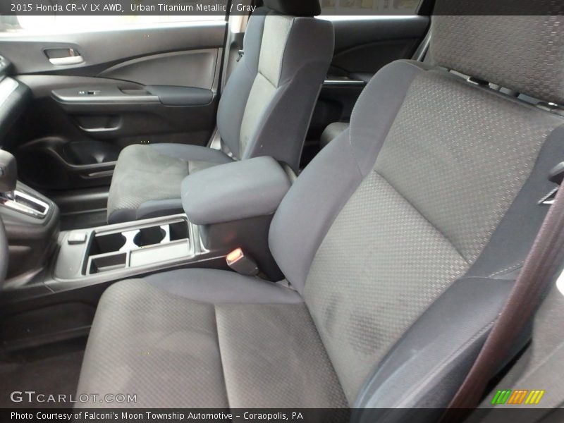 Urban Titanium Metallic / Gray 2015 Honda CR-V LX AWD