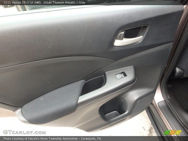 Urban Titanium Metallic / Gray 2015 Honda CR-V LX AWD