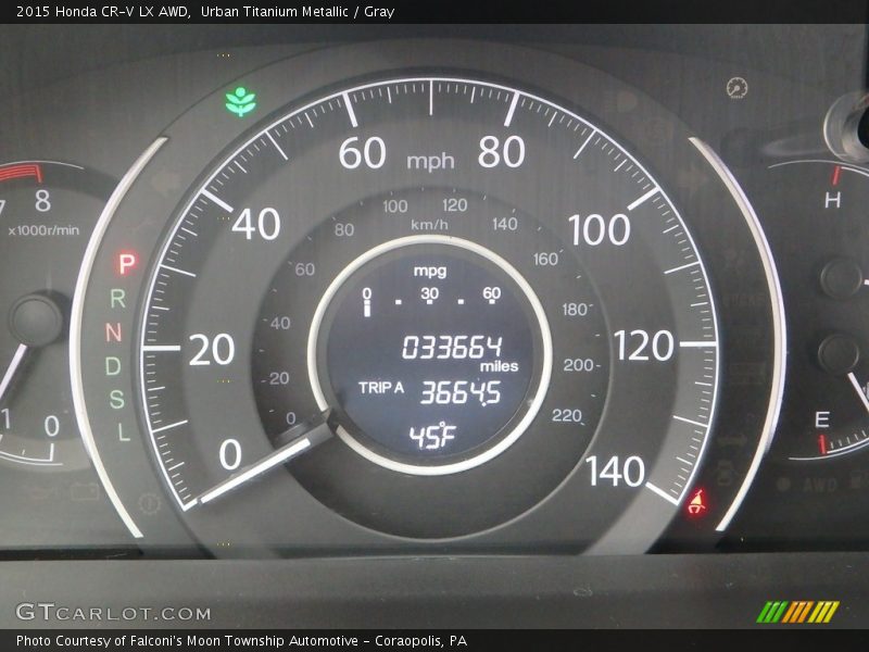 Urban Titanium Metallic / Gray 2015 Honda CR-V LX AWD