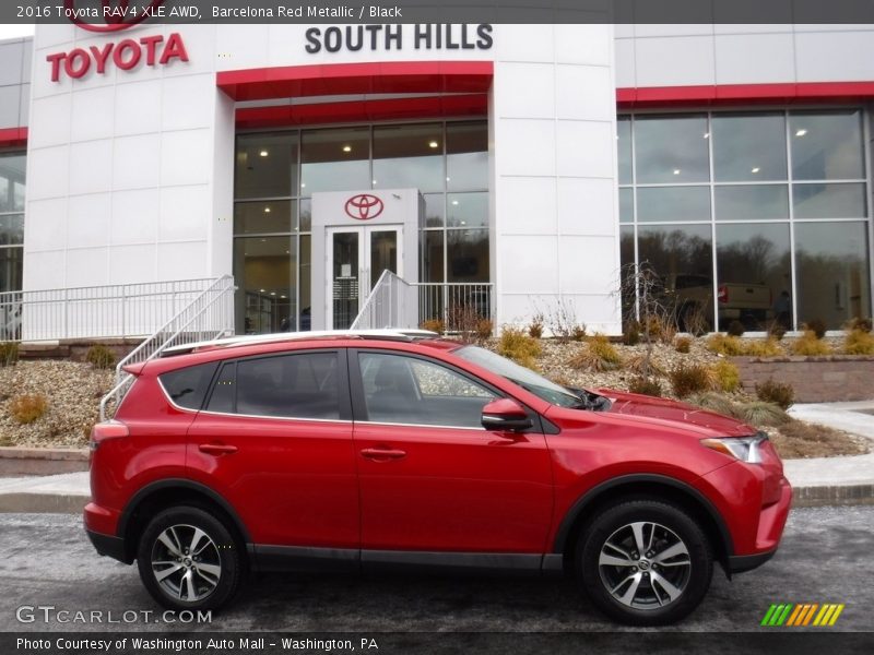 Barcelona Red Metallic / Black 2016 Toyota RAV4 XLE AWD