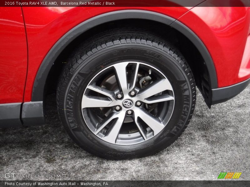Barcelona Red Metallic / Black 2016 Toyota RAV4 XLE AWD