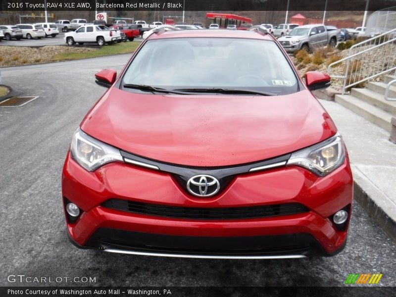 Barcelona Red Metallic / Black 2016 Toyota RAV4 XLE AWD