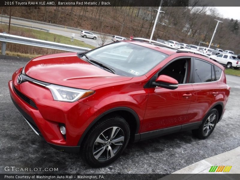 Barcelona Red Metallic / Black 2016 Toyota RAV4 XLE AWD