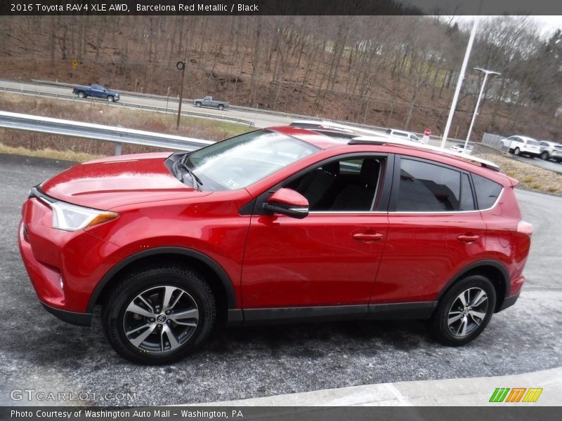 Barcelona Red Metallic / Black 2016 Toyota RAV4 XLE AWD