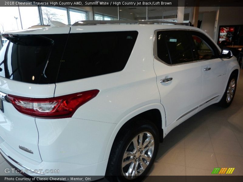 Summit White / High Country Jet Black/Loft Brown 2018 Chevrolet Traverse High Country AWD