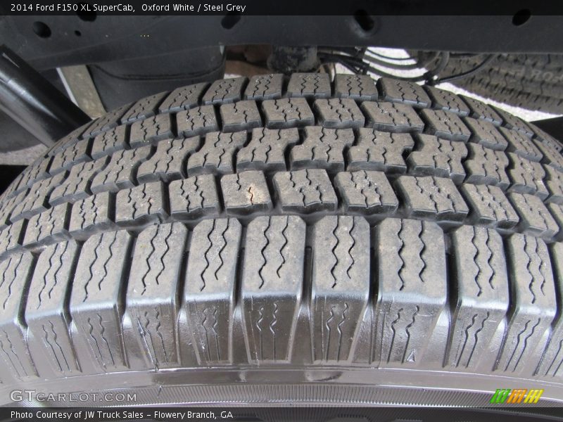 Oxford White / Steel Grey 2014 Ford F150 XL SuperCab