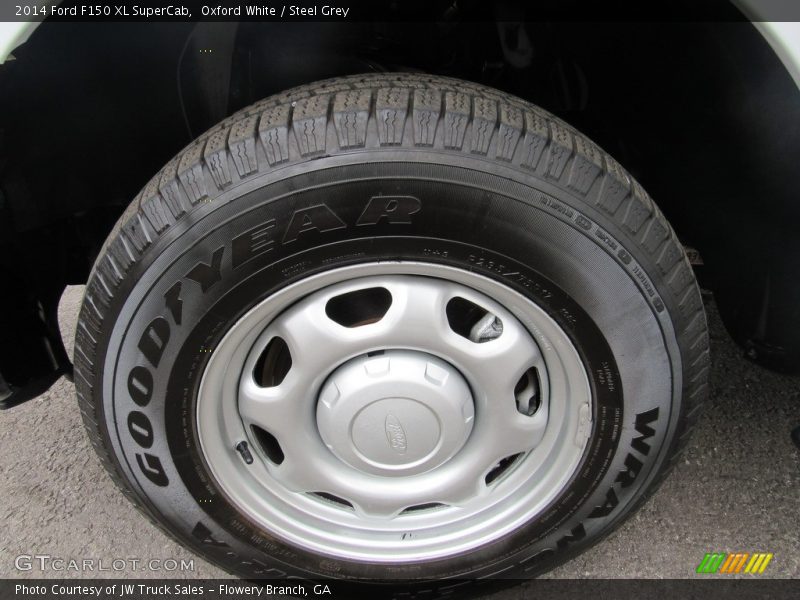 Oxford White / Steel Grey 2014 Ford F150 XL SuperCab