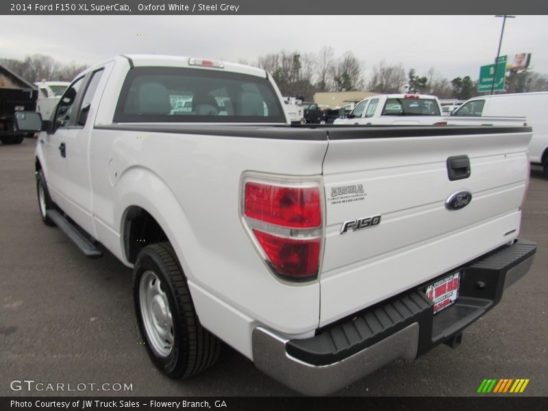 Oxford White / Steel Grey 2014 Ford F150 XL SuperCab