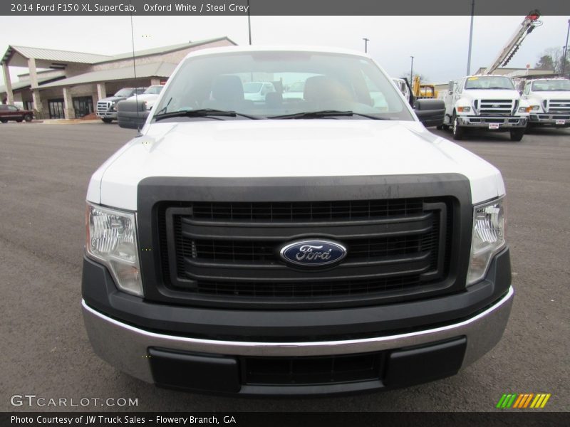 Oxford White / Steel Grey 2014 Ford F150 XL SuperCab