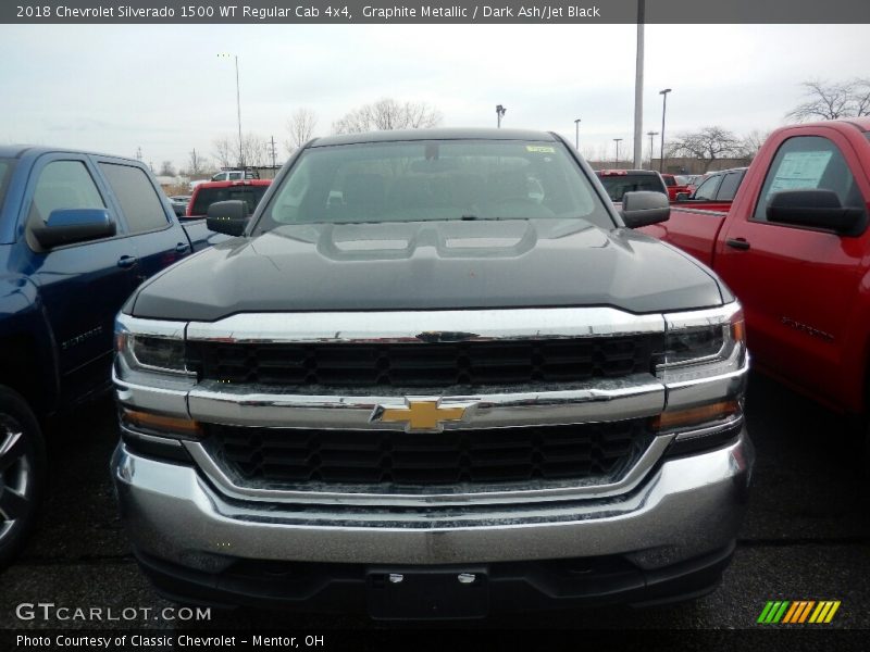Graphite Metallic / Dark Ash/Jet Black 2018 Chevrolet Silverado 1500 WT Regular Cab 4x4