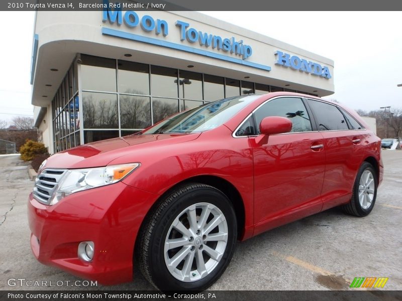 Barcelona Red Metallic / Ivory 2010 Toyota Venza I4