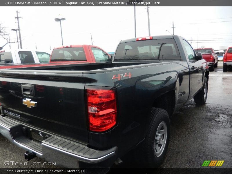 Graphite Metallic / Dark Ash/Jet Black 2018 Chevrolet Silverado 1500 WT Regular Cab 4x4