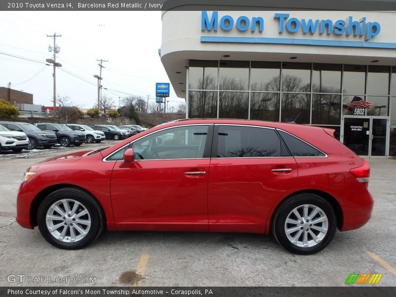 Barcelona Red Metallic / Ivory 2010 Toyota Venza I4