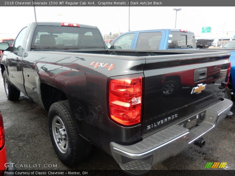 Graphite Metallic / Dark Ash/Jet Black 2018 Chevrolet Silverado 1500 WT Regular Cab 4x4