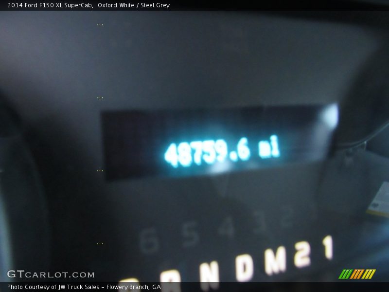 Oxford White / Steel Grey 2014 Ford F150 XL SuperCab